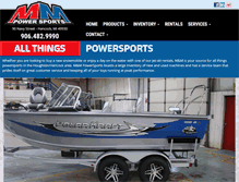 Tablet Screenshot of mmpowersports.com